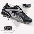 thumbnail image 2 of Vizari Youth Firm Ground Soccer Cleats – Comfortable, Durable Outdoor Soccer Shoes for Boys and Girls, Black, 2.5, 2 of 5