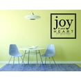 thumbnail image 1 of Do It Yourself Wall Decal Sticker Joy In Your Heart. This Day And Always Motivational Inspirational Life Quote 20x20", 1 of 1