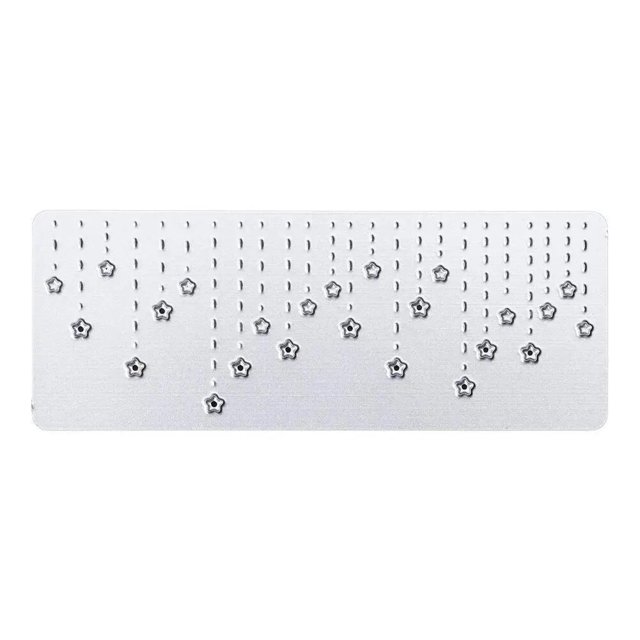 Troqueles de corte de Metal con marco de fondo de estrellas, plantillas de papel de Navidad, fabricación de tarjetas de copo de nieve, relieve decorativo para álbum de recortes