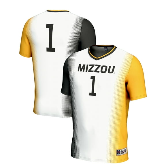 Youth GameDay Greats White #1 Missouri Tigers  Lightweight Women's Soccer Jersey