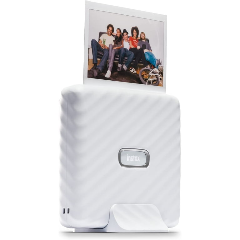Fujifilm Instax Link Printer, Ash White - Includes Film Twin