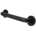 thumbnail image 4 of Kingston Brass DR414320 Manhattan 32-Inch X 1-1/4-Inch OD Grab Bar, Matte Black, 4 of 7