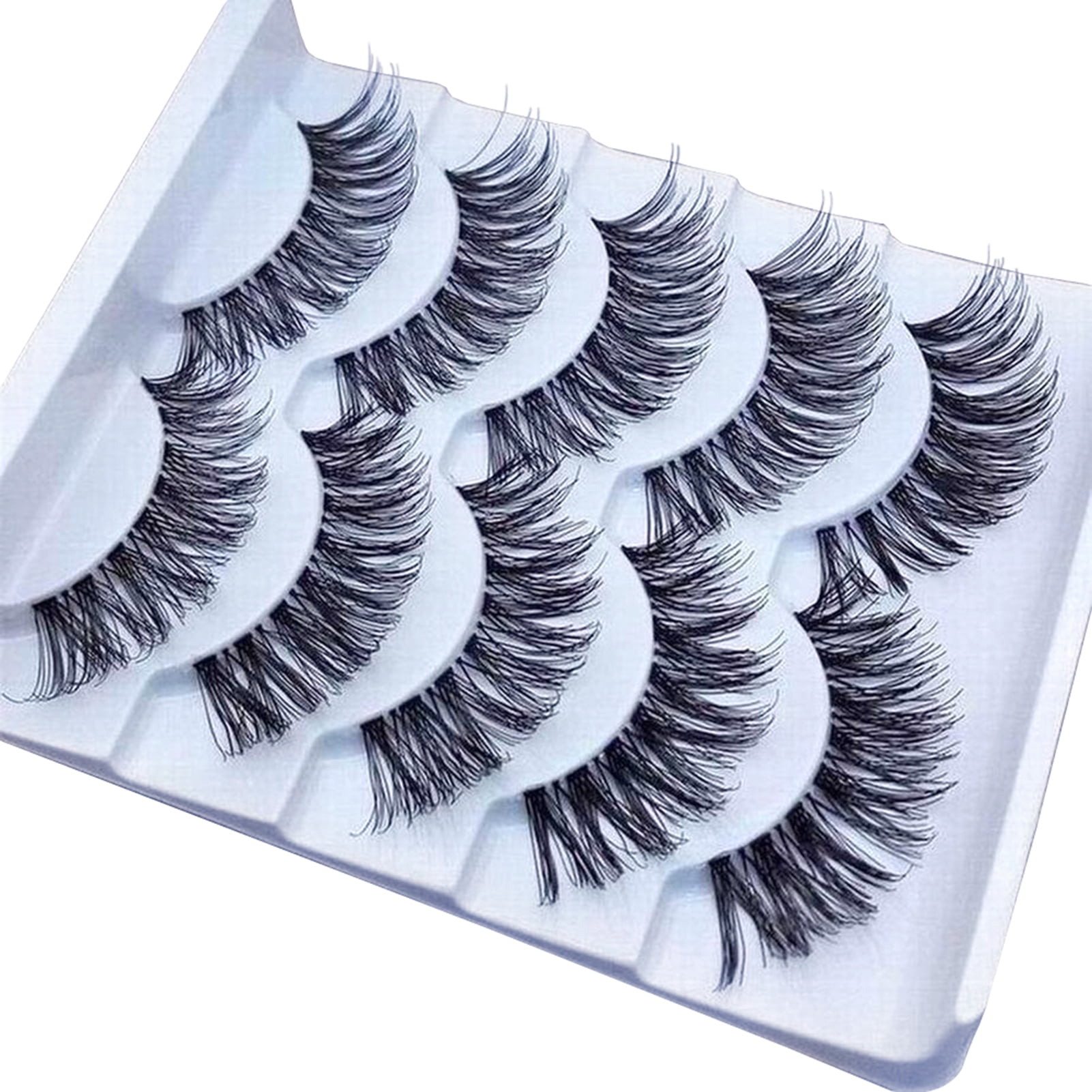 5 Pairs False Eyelashes Attractive Comfortable Natural Look Eye Makeup Natural False Eyelashes