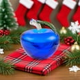 thumbnail image 5 of chaungfeng Crystal Apple Ornament, Red Glass Trinket Gift, for Christmas Eve, Holiday Display, Festive Decor, 5 of 6