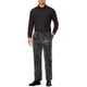 thumbnail image 2 of Pantalones de vestir metálicos INSPIRE CHIC para hombres, pantalones de traje de pierna recta impresos irregulares, pantalones brillantes 36 negros, 2 of 6