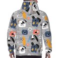 thumbnail image 7 of Wukai Dog Print Men Hoodies Fleece Sweatshirts Long Sleeve Sweaters Pullover Fall Outfits Winter Clothes-3X-Large, 7 of 7