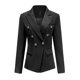 thumbnail image 2 of Yynuda Vestido profesional elegante de 2 piezas para mujer, traje de negocios con doble botonadura (blazer + falda), 2 of 4