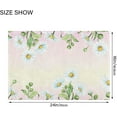thumbnail image 3 of Dreamtimes Summer Daisy Floral Bathroom Rug Set 2PCS Ultra Soft Bath Rugs, Non Slip Absorbent Shaggy Bath Mat Set with U-Shaped Toilet Mat (17.3"x13.4"& 23.6"x15.7"), 3 of 6