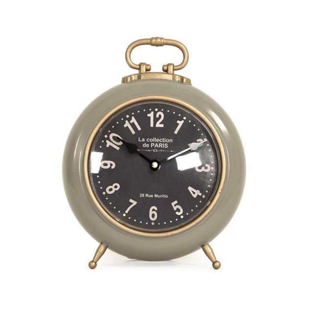 Zentique ZEN-57148D Sauge Horloge de Table Ronde