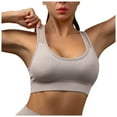 thumbnail image 1 of TINZ Medium Sports Bras For Women Workout Crop Tops With Removable Pads Yoga Racerback Bra Tops Workout Mesh Back Women Crop Tops, 1 of 8