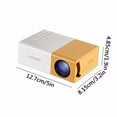 thumbnail image 4 of Projecteur de Cinéma Maison 1080P, Mini Projecteur LED Portable, Projecteur AV USB, Format Compact, Haute Définition, Design Moderne, pour Cinéma Maison, Soirées Cinéma, Visionnement Essentiel, Petit Projecteur, Akmoler, 4 of 8