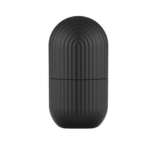 Rodillo Silicón Hielo Para Masaje Facial Cara Cuidado Piel Malubero NEGRO