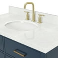 thumbnail image 6 of Ariel W042scqovo Hutton 42" Wall Mounted Single Basin Vanity Set - Midnight Blue / Carrara, 6 of 7