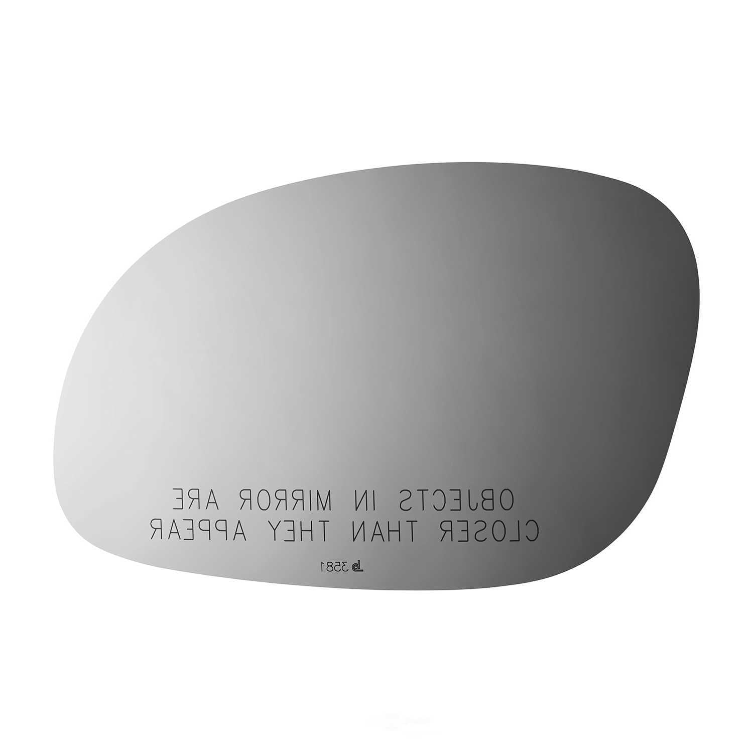 Burco Side View Mirror Replacement Glass - Clear Glass - 3581