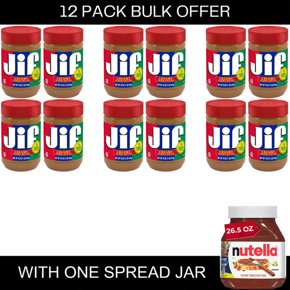 Jif Creamy Peanut Butter, 16 oz Jar