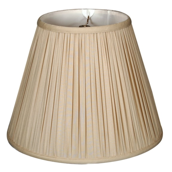 Royal Designs 18" Deep Empire Gather Pleat Lamp Shade Beige