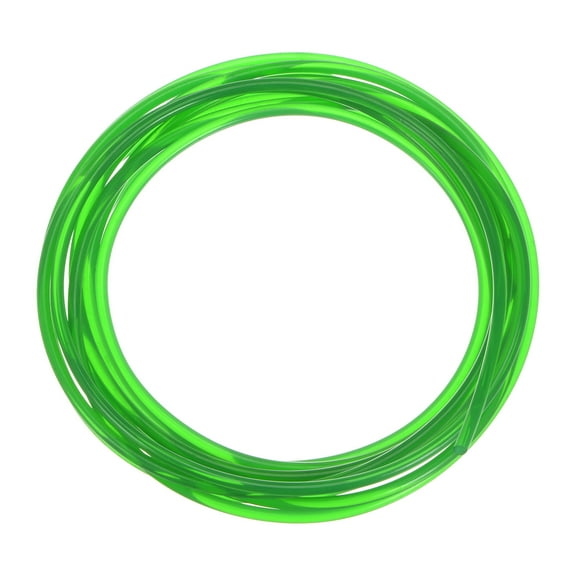 Uxcell Round Belts 5mm Dia 5 Meters Length Smooth Surface PU Polyurethane, Green