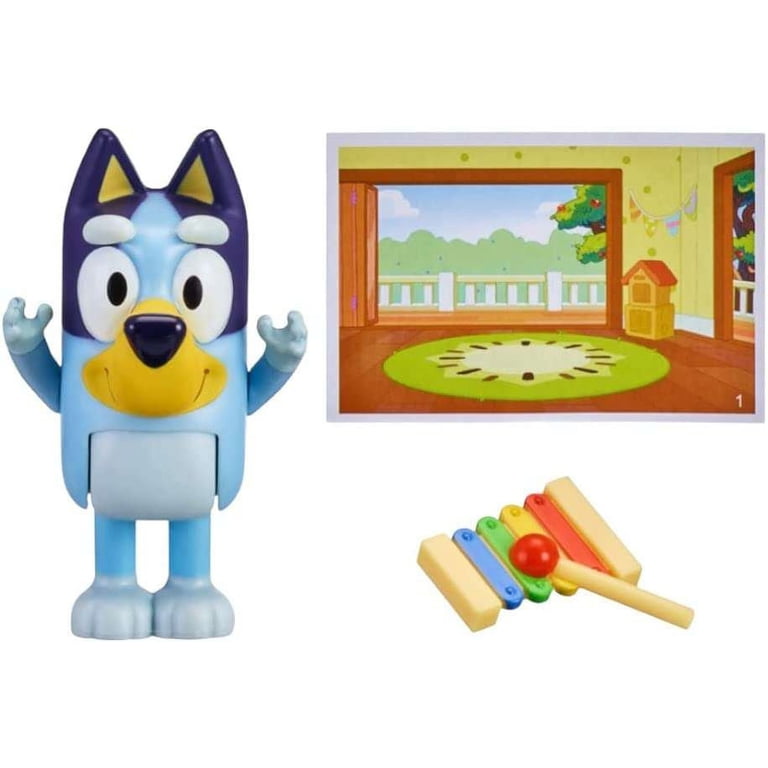 Bluey & Play Characters with Xylophone: Mini Figure & Accessory