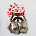 thumbnail image 3 of CafePress - Raccoon Blowing Kisses Cute Animal Love Hoodie Swe - Pullover Hoodie, Hooded Sweatshirt, 3 of 4