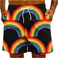 thumbnail image 6 of IROINNID Mens 7 Inch Quick Dry Printed Short Swim Trunks with Mesh Lining Swimwear Bathing, 6 of 9