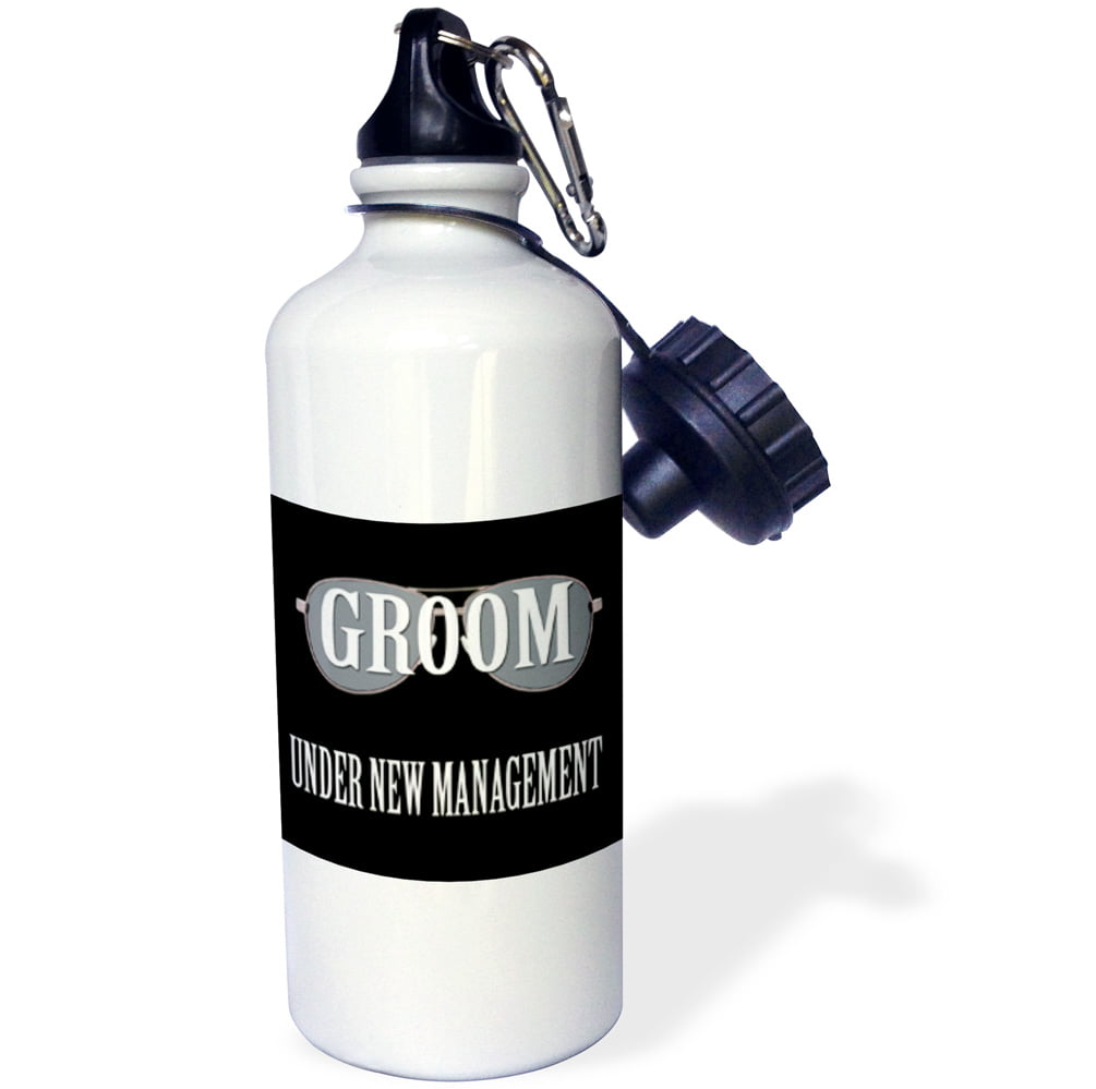 3dRose I like the sound you make when you shut up. Funny quote. - Water  Bottle, 21-ounce 
