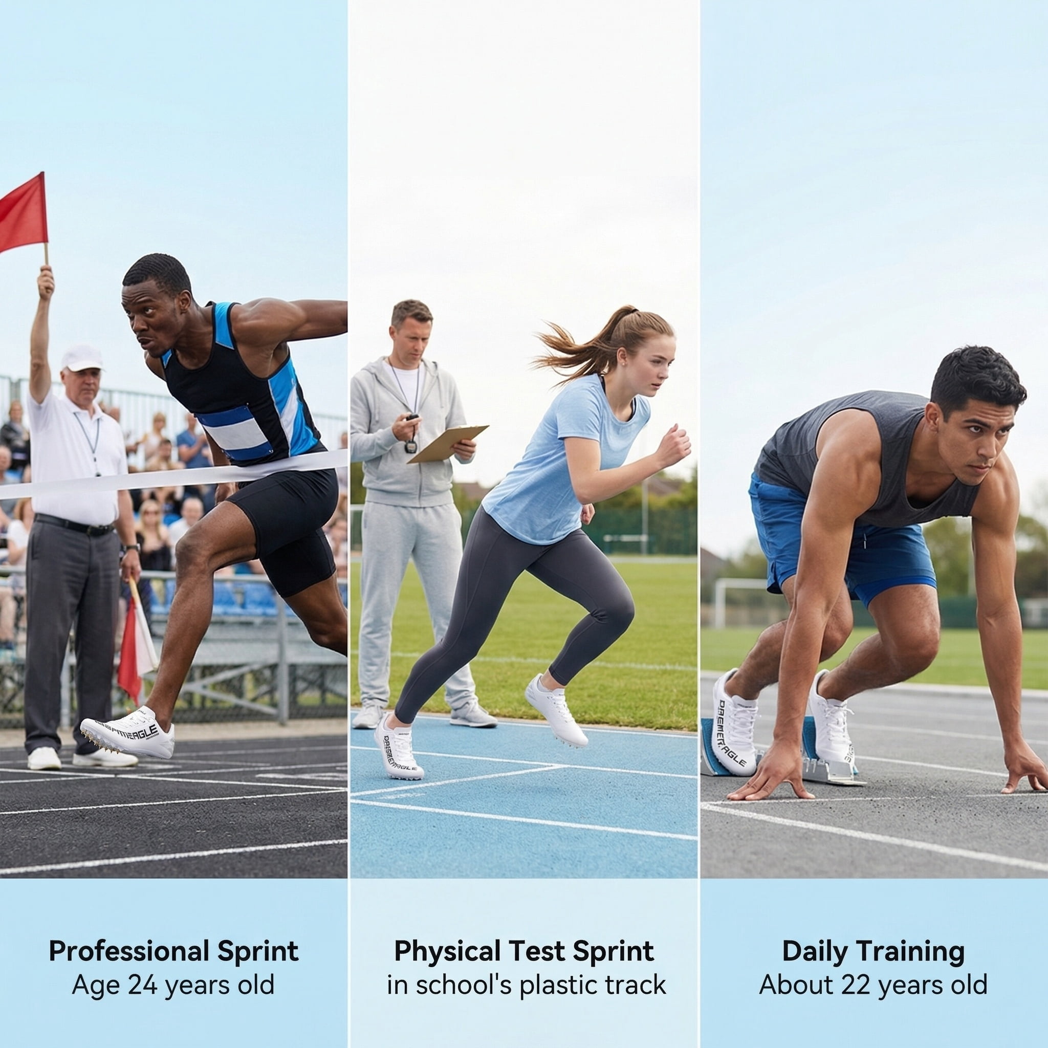 Track and Field Running Spike Shoes for Men, Women, Boys and Girls, Unisex