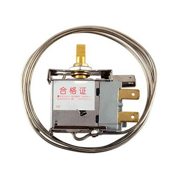 Refrigerator Thermostat WDF18-L Mechanical Temperature Controller with Adjustable Range -3°C to -20°C for Freezers and Display Cases