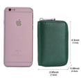 thumbnail image 3 of RFID Blocking Credit Card Holder Leather Credit Card Wallet Small Zipper Wallet for Women Female, 3 of 5