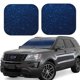 thumbnail image 1 of Fotbe Sparkling Blue Glitter Juego de 2 Piezas de Parasoles para Parabrisas | Bloqueador Solar para Auto | Accesorios Plegables para Protección Solar Interior-Medium, 1 of 6