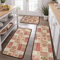 thumbnail image 2 of Pioneer Flower Floral Print Pattern Kitchen Rugs Sets Of 3,Kitchen Runner Rugs Non Skid Washable,Decorative Kitchen Floor Mats for Kitchen,Sink,Laundry,17X30 Inch + 17X47 Inch + 17X59 Inch, 2 of 6