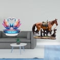 thumbnail image 2 of Escultura De Caballo Cisne Acrílico, Centro De Mesa, Estantería, Escritorio De San Valentín, Colección De Figuras De Resina, Decoración Del Hogar, Amantes De Los Animales, 2 of 8