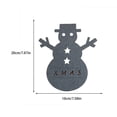 thumbnail image 3 of Yuarrent de Navidad Cubiertos Bolsa Sacos Vajilla única Titular Organizador Ligero Encantador Pequeño Vajilla de Navidad Bolsas Cocina Kits de decoración para fiestas Gris oscuro Yuarrent HA068999-01, 3 of 6