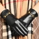 thumbnail image 1 of Guantes de cuero genuino para mujer, cálidos, de invierno, con forro polar, gruesos, para pantalla táctil, para conducir y montar, de moda, guantes de piel de oveja recortados a mano, 1 of 3
