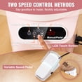 thumbnail image 4 of KFFKFF Ceramic Creation Station, 11" Crafting Wheel, 450W Motorized Pottery Device with Foot Control & LCD Interface, Direct-Drive Clay Modeling Equipment with Sculpting Tools, DIY Artistry, Pink, 4 of 9