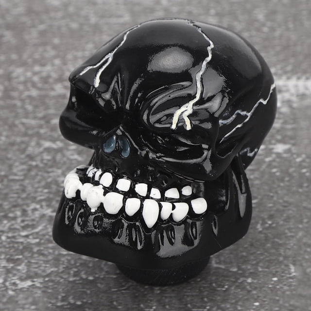 POMO DE PALANCA DE CAMBIOS CON Forma de Calavera, Cabezal de Palanca de Cambios Manual Hecho A Mano Para Automóviles, Accesorio decorativo Único Con forma de Calavera, SE Adapta