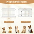 thumbnail image 3 of Costway 6 Panel Plastic Dog Playpen with Lockable Gate for Small & Medium Sized Dogs, 3 of 10