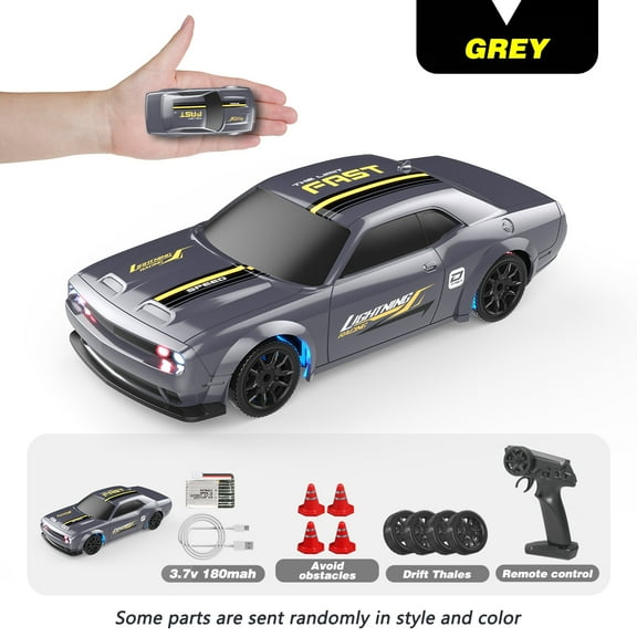 1:43 full scale gtr drift remote control car, dual control mode, embark on the journey of racing players