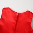 thumbnail image 4 of Uhnice Little Girl's Sequin Sleeveless Mesh Rainbow Dress for Wedding Party (Red, 3-4/110), 4 of 7