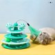 thumbnail image 4 of Pet Toy Cat Toy With Feather Bell Cat Turntable Ball Toy Kitten Teasing Cat Interactive Toy, 4 of 4