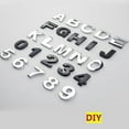 thumbnail image 2 of Car Styling 25mm/45mm 3d Diy Letters Alphabet Emblem Chrome Car Stickers Decoration Car Stickers Logo Automobiles Car Accessorie, 2 of 4