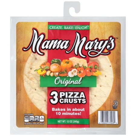 (2 Pack) Mama Mary'sÂ® Original Pizza Crusts 3 ct (Best Cauliflower Pizza Crust Recipe)