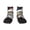 2 Black-2, variant on American Bald Eagle Pattern Quarter Crew Socks,Toe Seamed Ankle Socks,Cotton Cushioned Breathable Athletic Crew Sports Socks