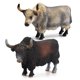 thumbnail image 1 of Set de figuras Realistic Yaks PVC Highland Bull and Yak, 2 unidades, 1 of 2