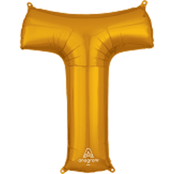 LRG SHP LETTER T GOLD