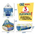 thumbnail image 3 of Kiddzery Rocket Ball Pit Polyester Play Tent, Blue, 3 of 5