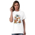 thumbnail image 5 of Snowman With Christmas Teddy Bears Women's Graphic T Shirt Tees Brisco Brands L, 5 of 5