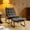 Grey # 2, variant on Innovation Works Accent Chair with Ottoman, Comfy Sling Recliner Chair with Puffy Cushion for Living Room, Bedroom, Reading Room
