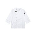 thumbnail image 3 of Lejafay Unisex Mens Women Chef Jacket Coat Restaurant Kicten Cooking Uniform White Long Sleeve L, 3 of 7