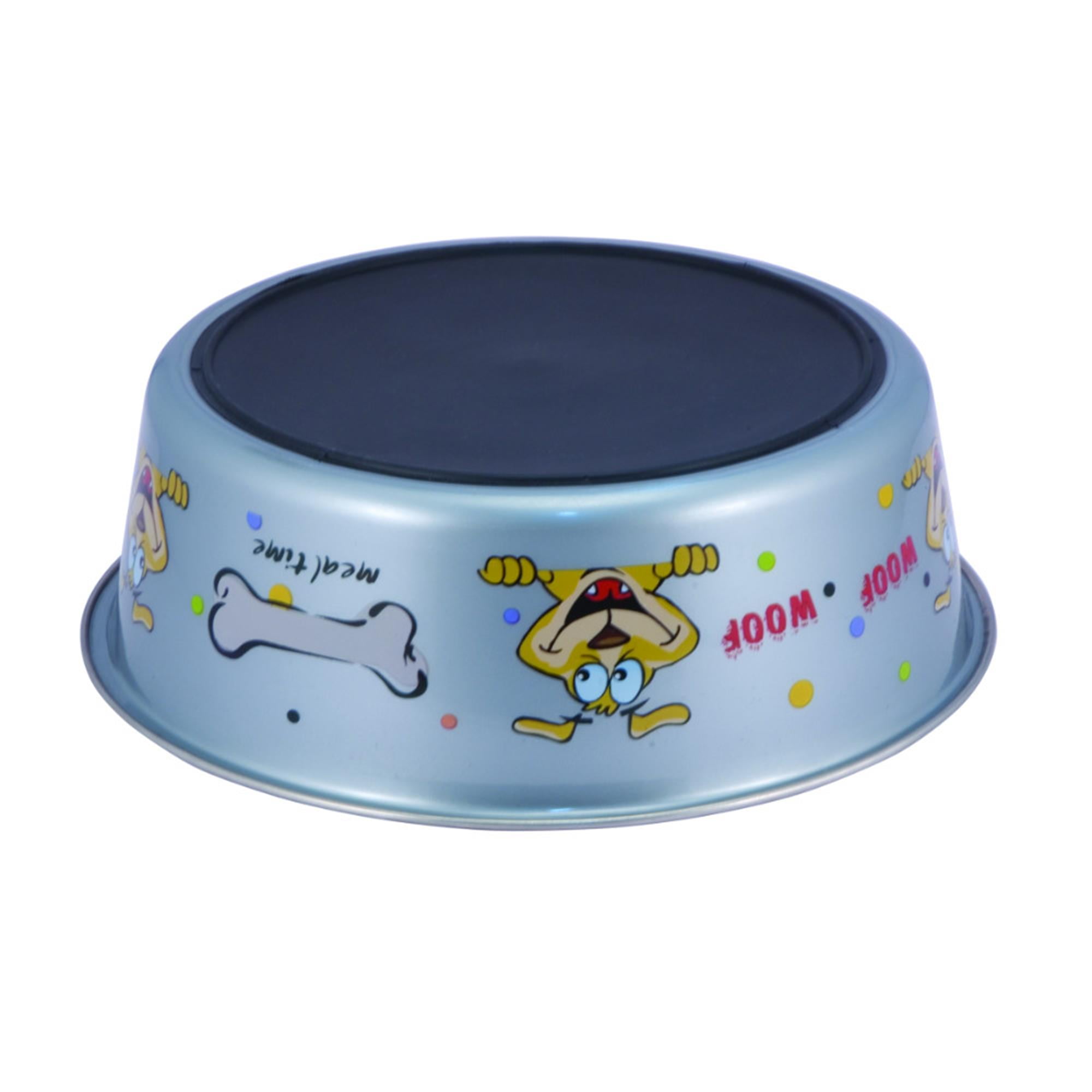 Pefilos 28.7 oz Stainless Steel Pet Bowl with Anti Skid Rubber Base and Dog Design, 2Pcs 6.69"x2.56" Dog Bowls for Small Dogs, Blue Pefilos 28.7 oz Stainless Steel Pet Bowl with Anti Skid Rubber Base and Dog Design, 2Pcs 6.69"x2.56" Dog Bowls for Small Dogs, Blue