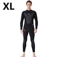 thumbnail image 2 of Naiovety Trajes de neopreno Traje de buceo Pantalones de manga larga de secado rápido Protección solar de una pieza Mantener el calor para bucear Deportes acuáticos linea negra/negra XL Naiovety OD003281-19, 2 of 6